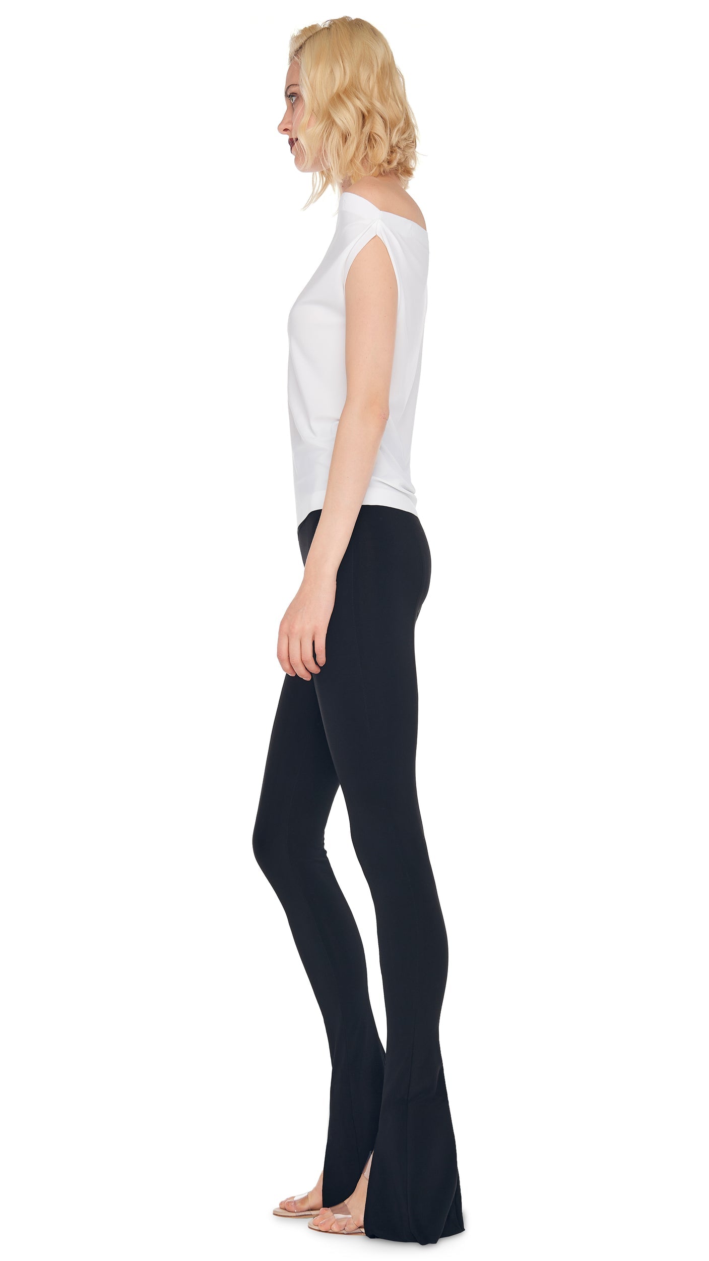 Norma Kamali DROP SHOULDER TOP
