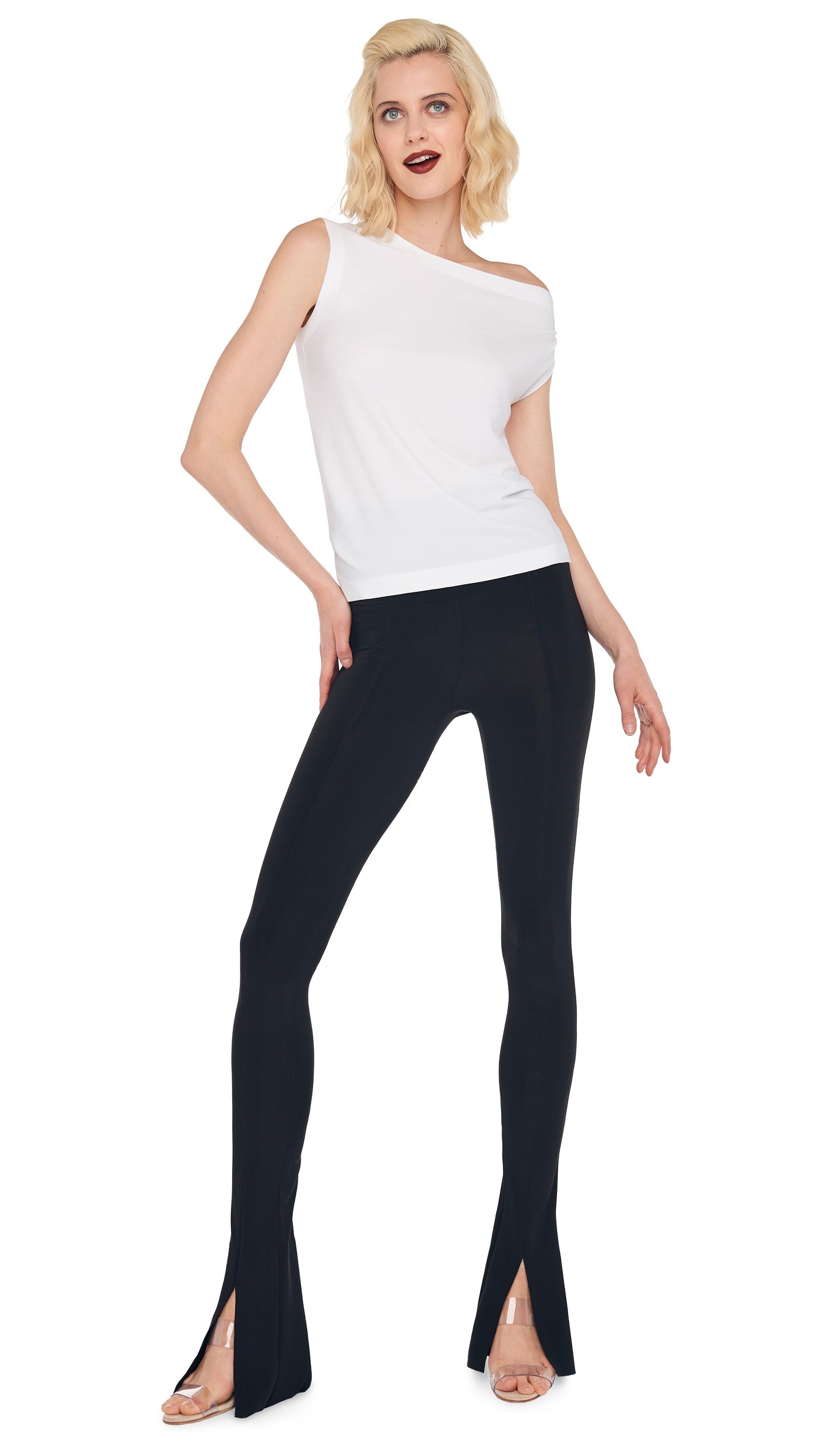 Norma Kamali DROP SHOULDER TOP