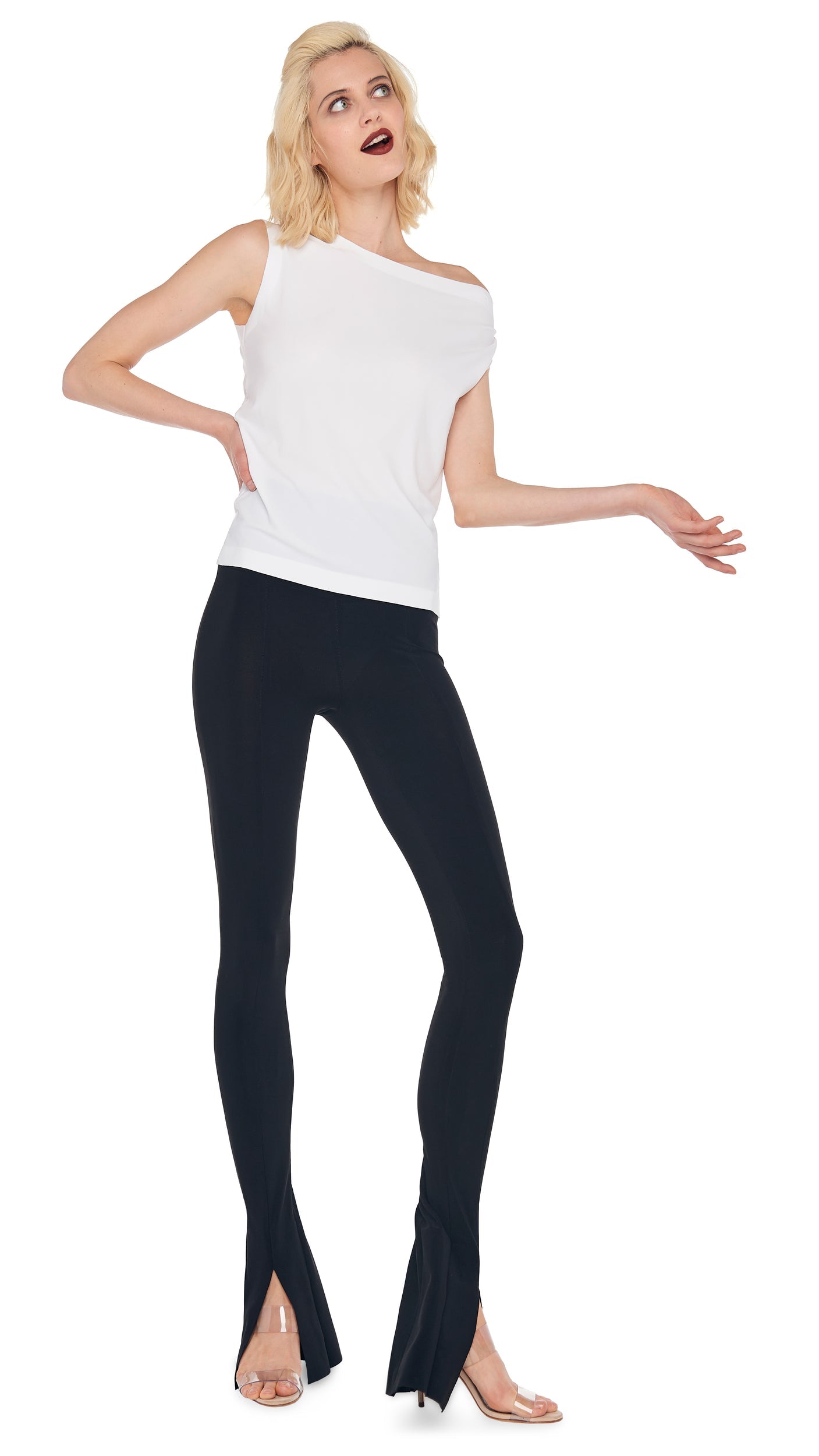 Norma Kamali DROP SHOULDER TOP