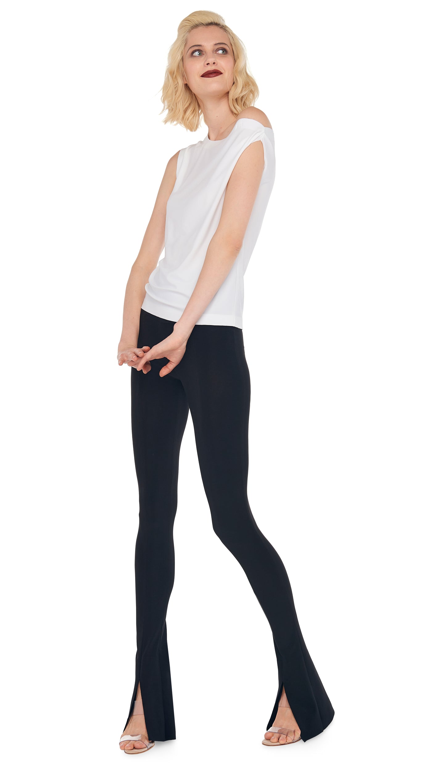 Norma Kamali DROP SHOULDER TOP