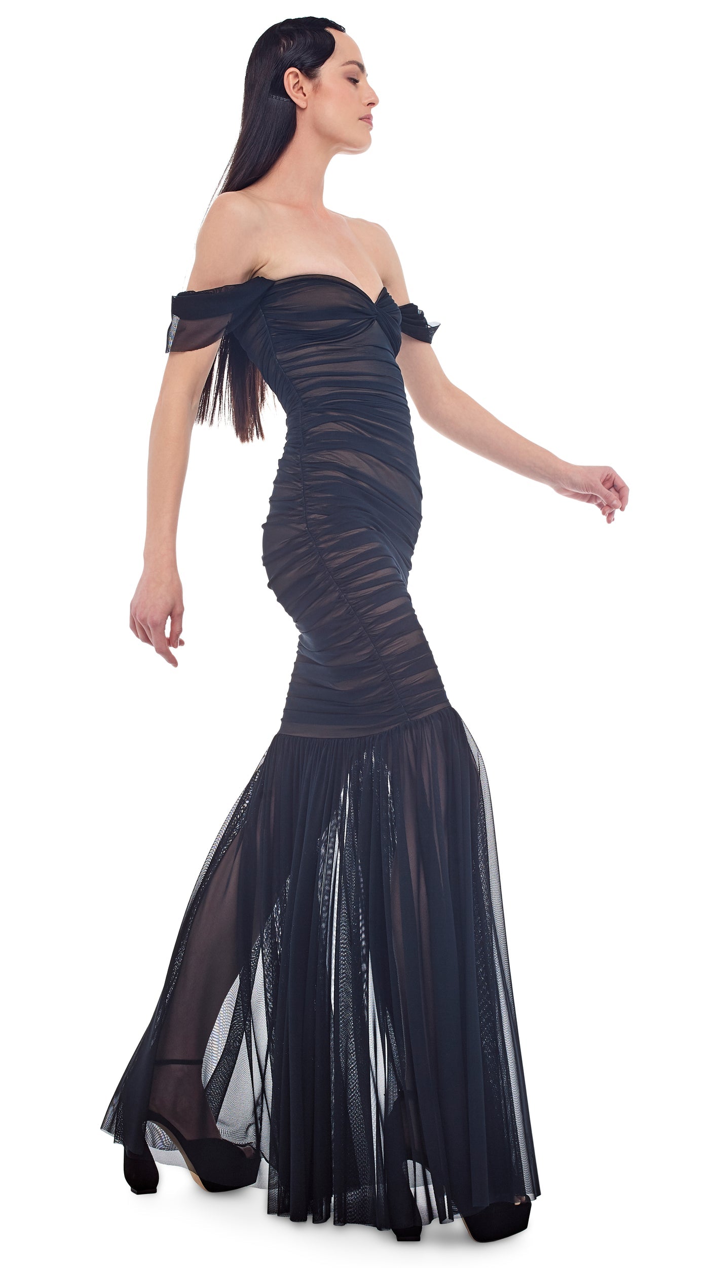 Norma Kamali WALTER FISHTAIL GOWN