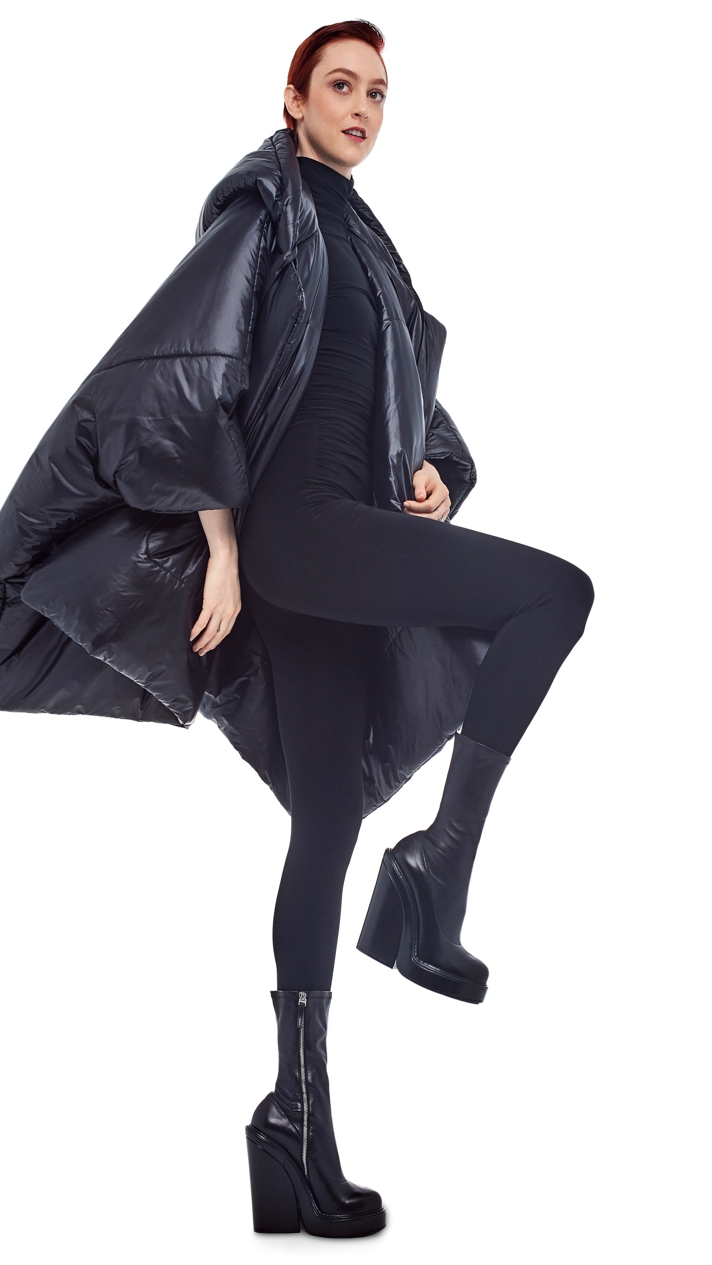 Norma Kamali SLEEPING BAG BLANKET COAT