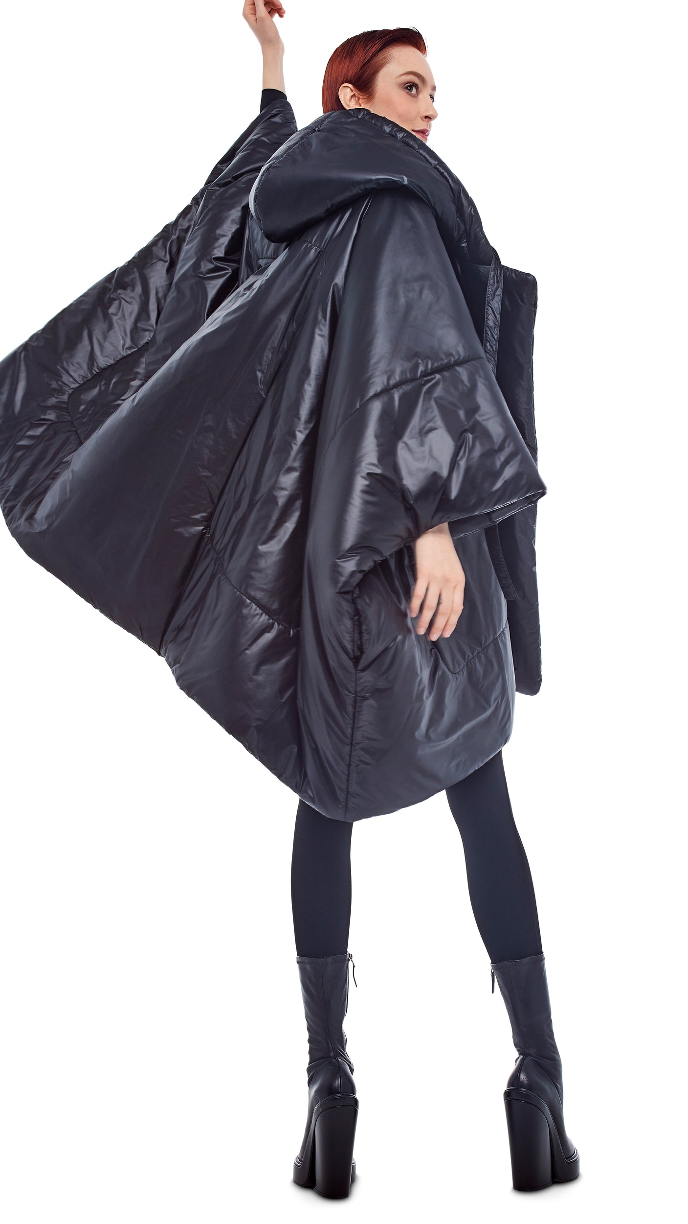 Norma Kamali SLEEPING BAG BLANKET COAT