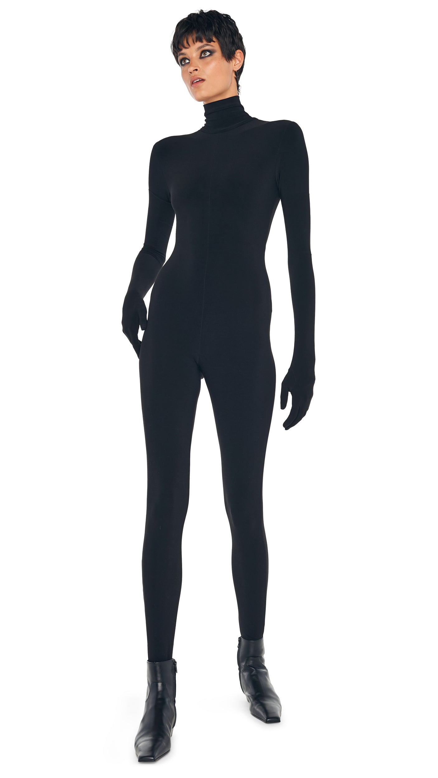 Norma Kamali TURTLE CATSUIT WITH FOOTIE