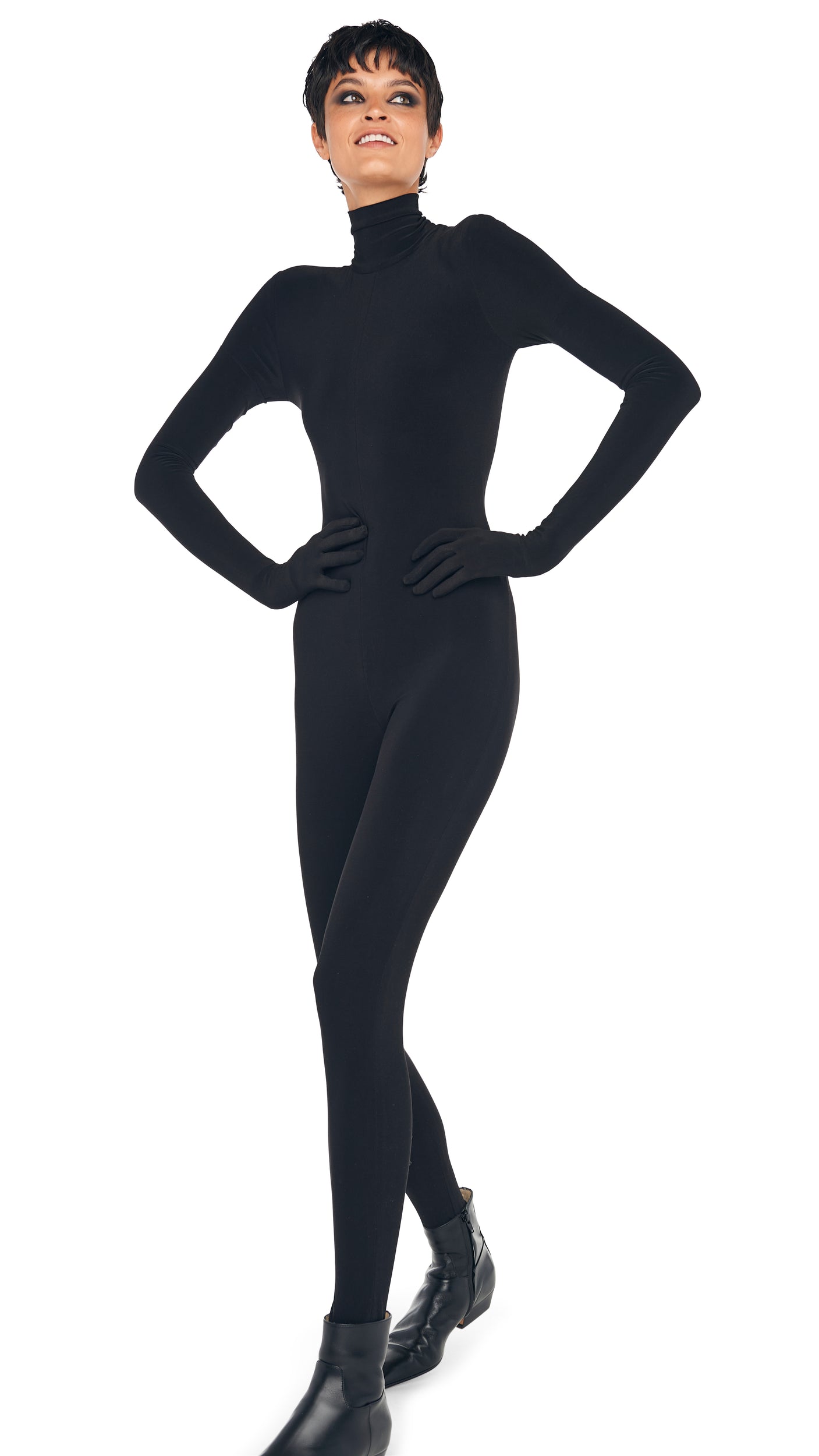 Norma Kamali TURTLE CATSUIT WITH FOOTIE
