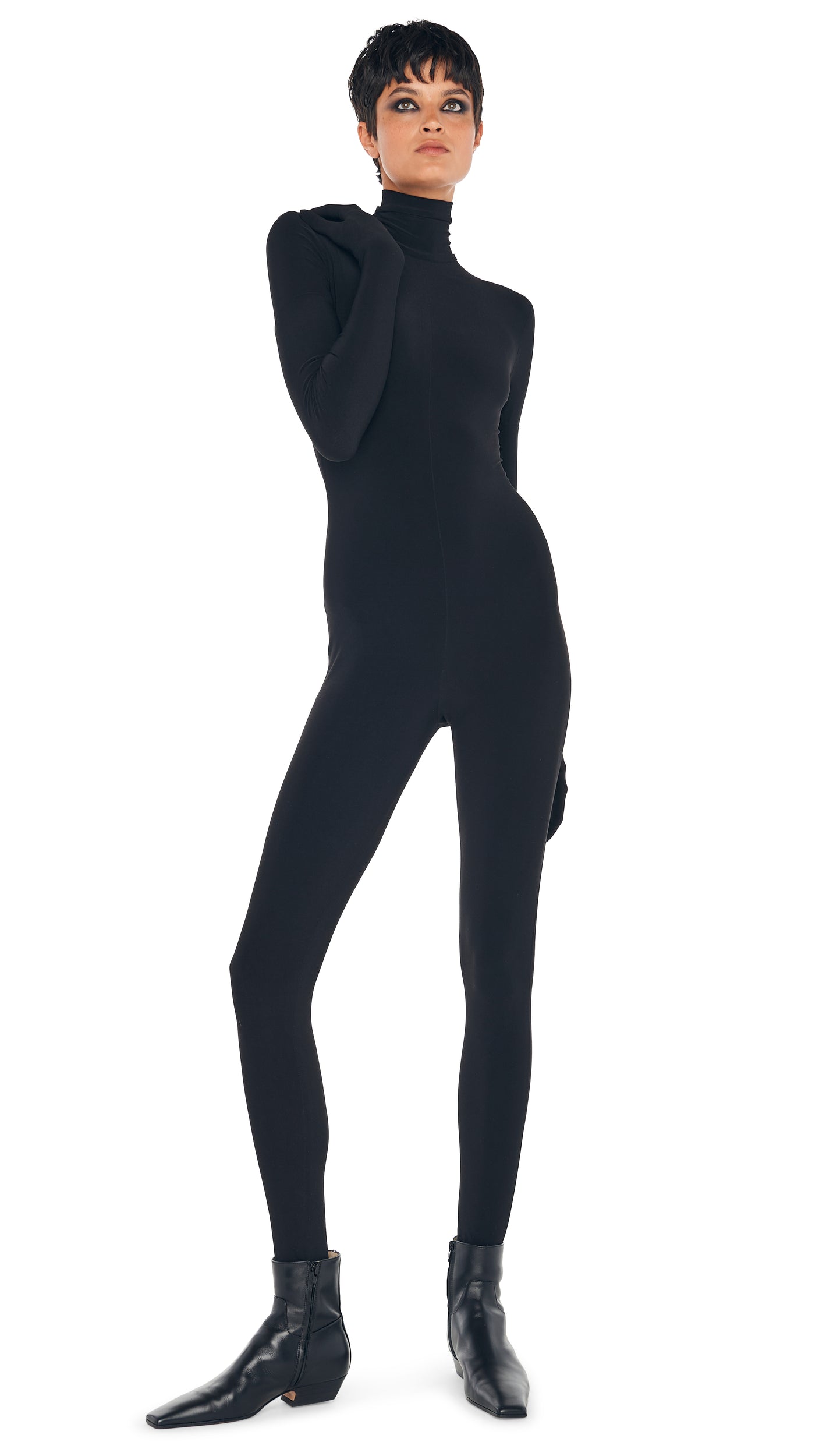 Norma Kamali TURTLE CATSUIT WITH FOOTIE