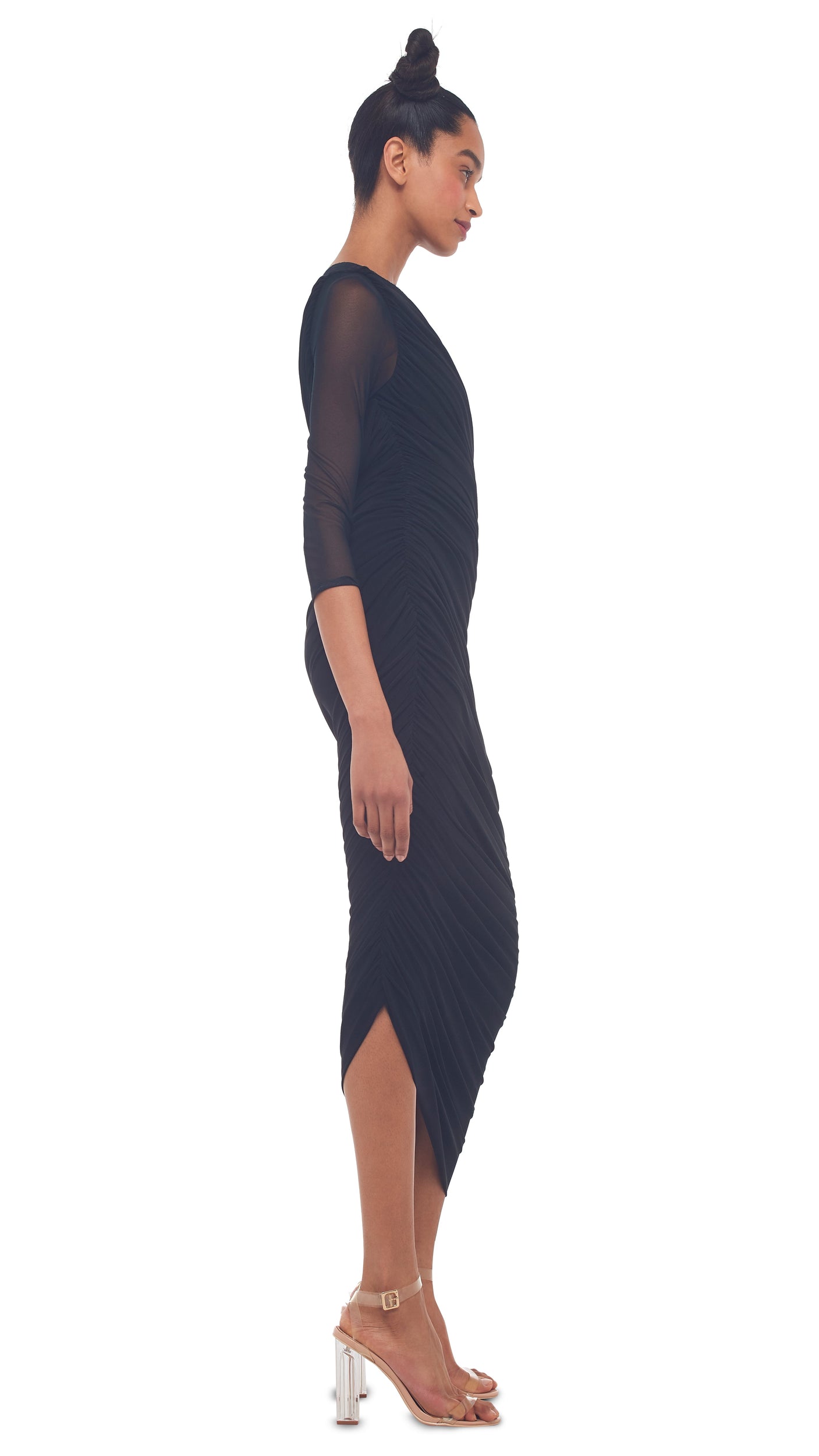 Norma Kamali LONG SLEEVE DIANA GOWN