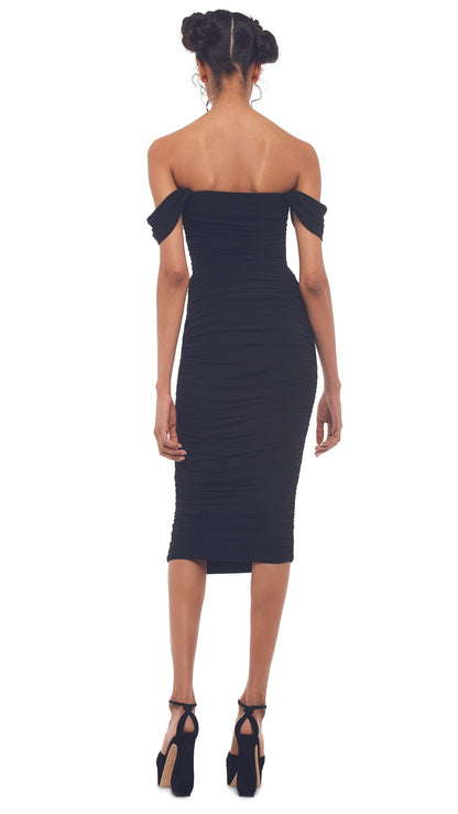 Norma Kamali WALTER DRESS W/ WING SLEEVE