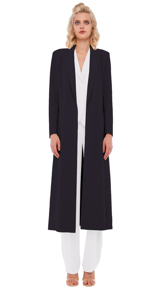 Norma Kamali SINGLE BREASTED COAT