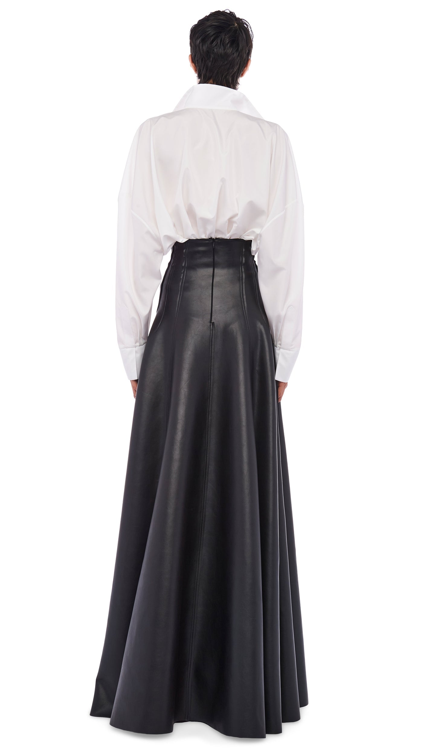 Norma Kamali LONG GRACE SKIRT