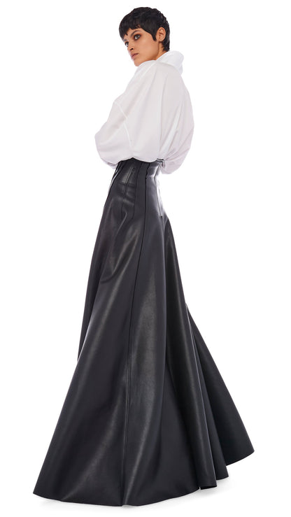 Norma Kamali LONG GRACE SKIRT