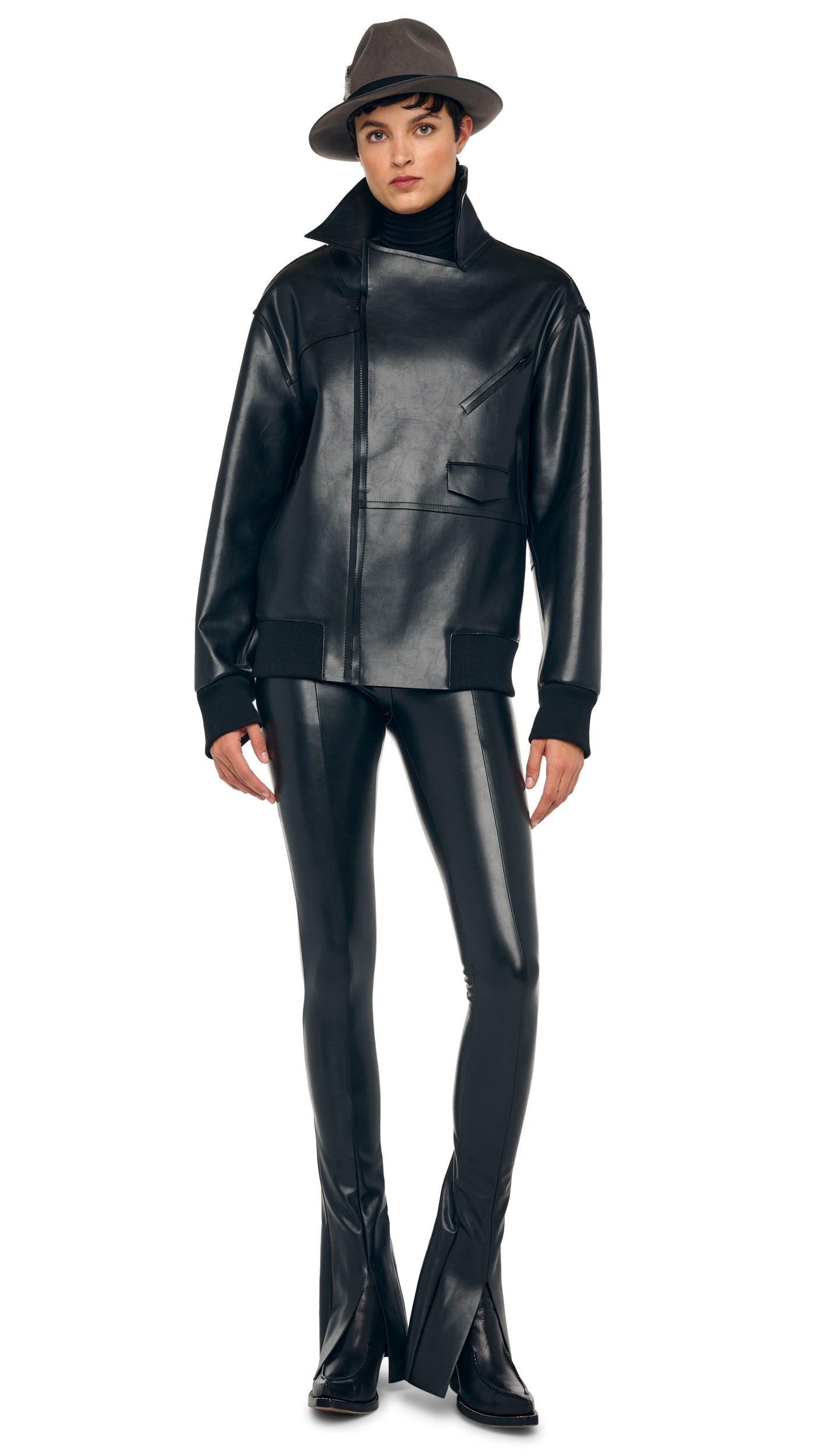 Norma Kamali OVERSIZED MOTO JACKET