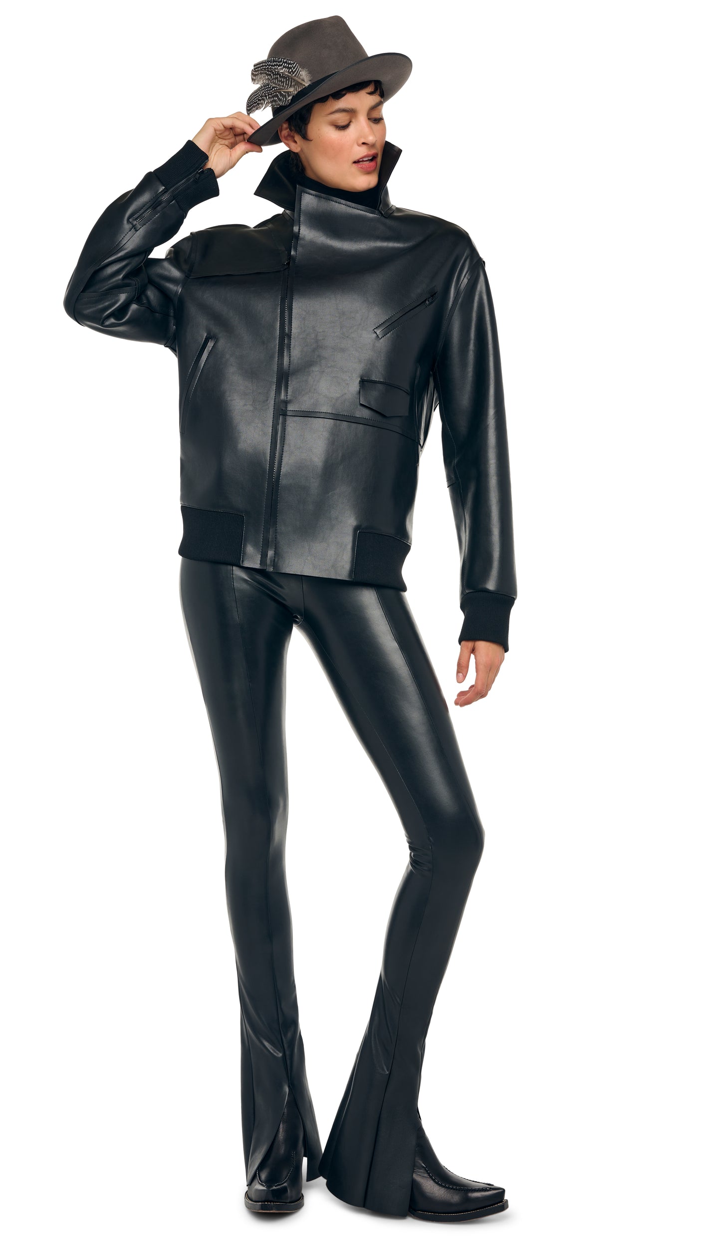 Norma Kamali OVERSIZED MOTO JACKET