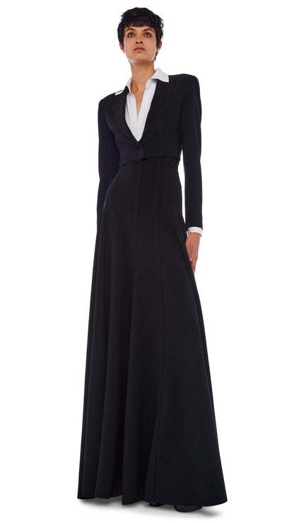 Norma Kamali LONG GRACE SKIRT