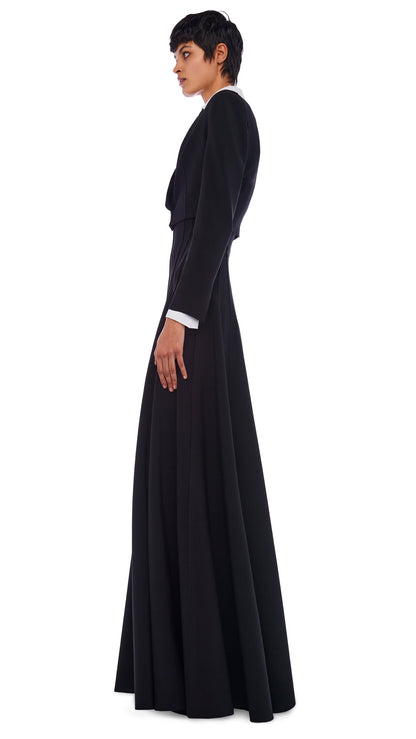 Norma Kamali LONG GRACE SKIRT