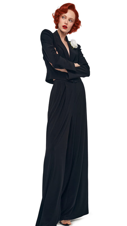 Norma Kamali CROPPED SB JACKET
