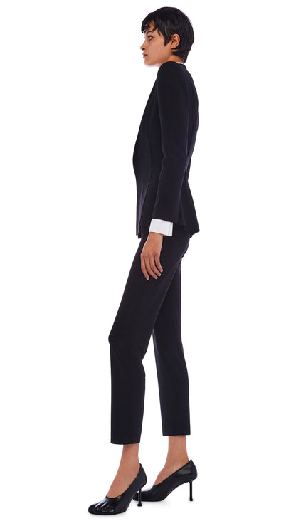 Norma Kamali SINGLE BREASTED BOY FIT JACKET