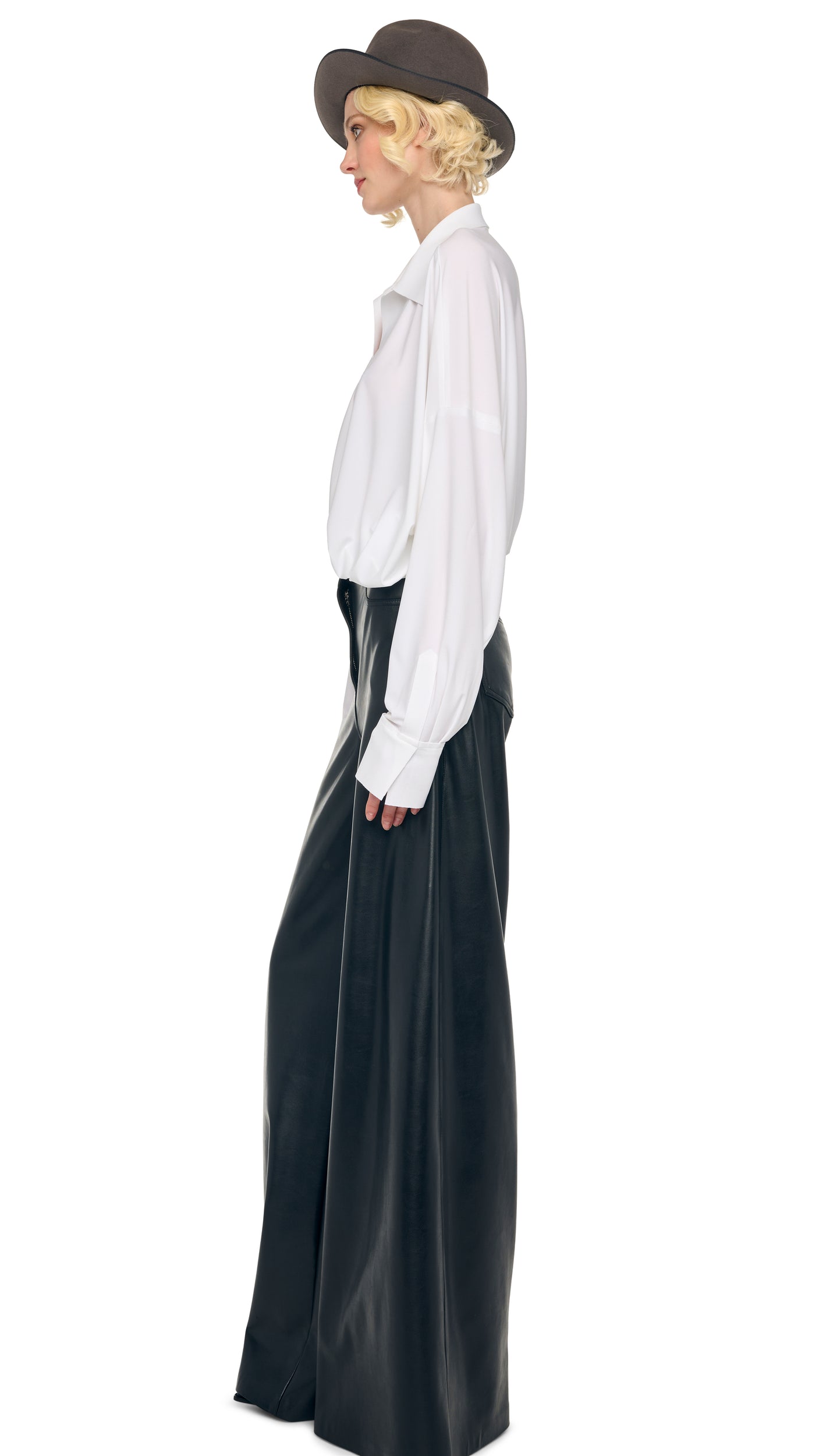 Norma Kamali SUPER OS BF NK SHIRT BODYSUIT