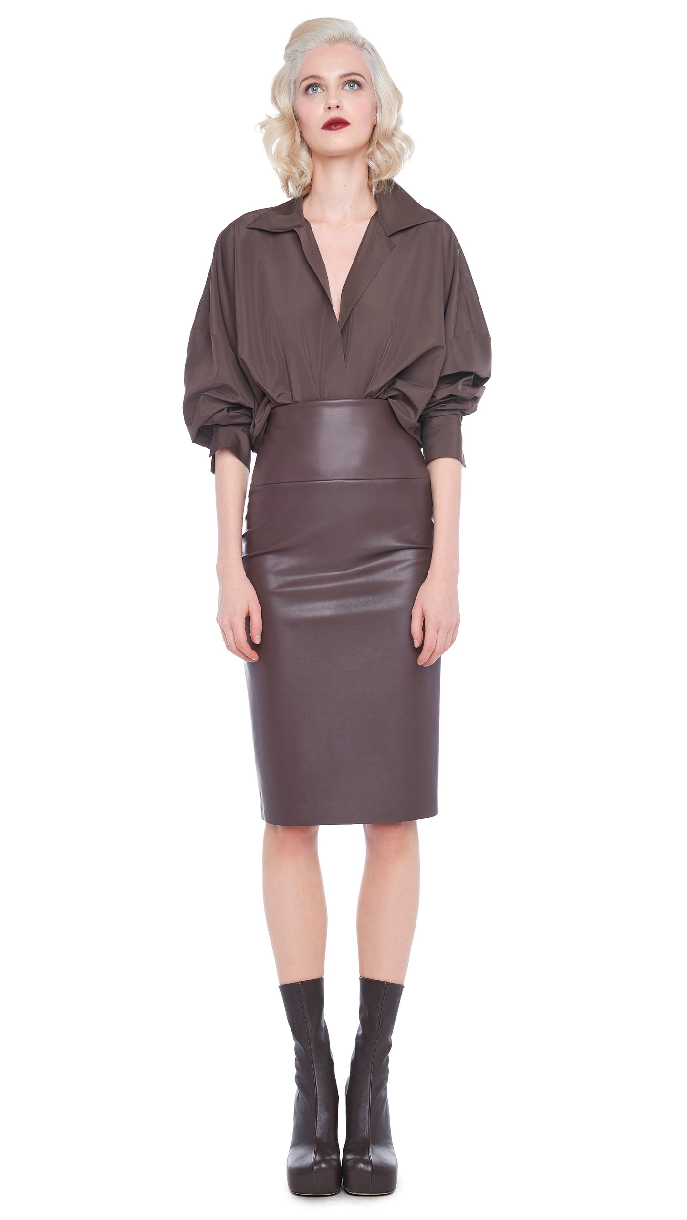 Norma Kamali SUPER OS BF NK SHIRT BODYSUIT