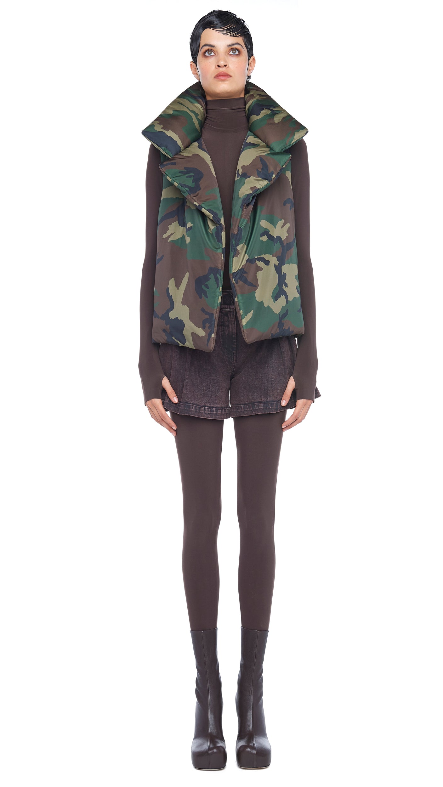 Norma Kamali SLEEVELESS SLEEPING BAG VEST