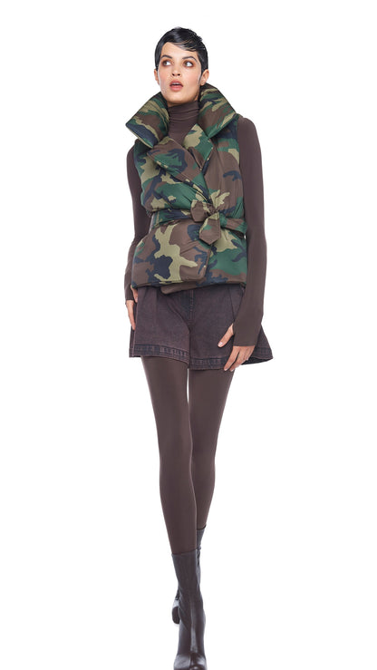 Norma Kamali SLEEVELESS SLEEPING BAG VEST