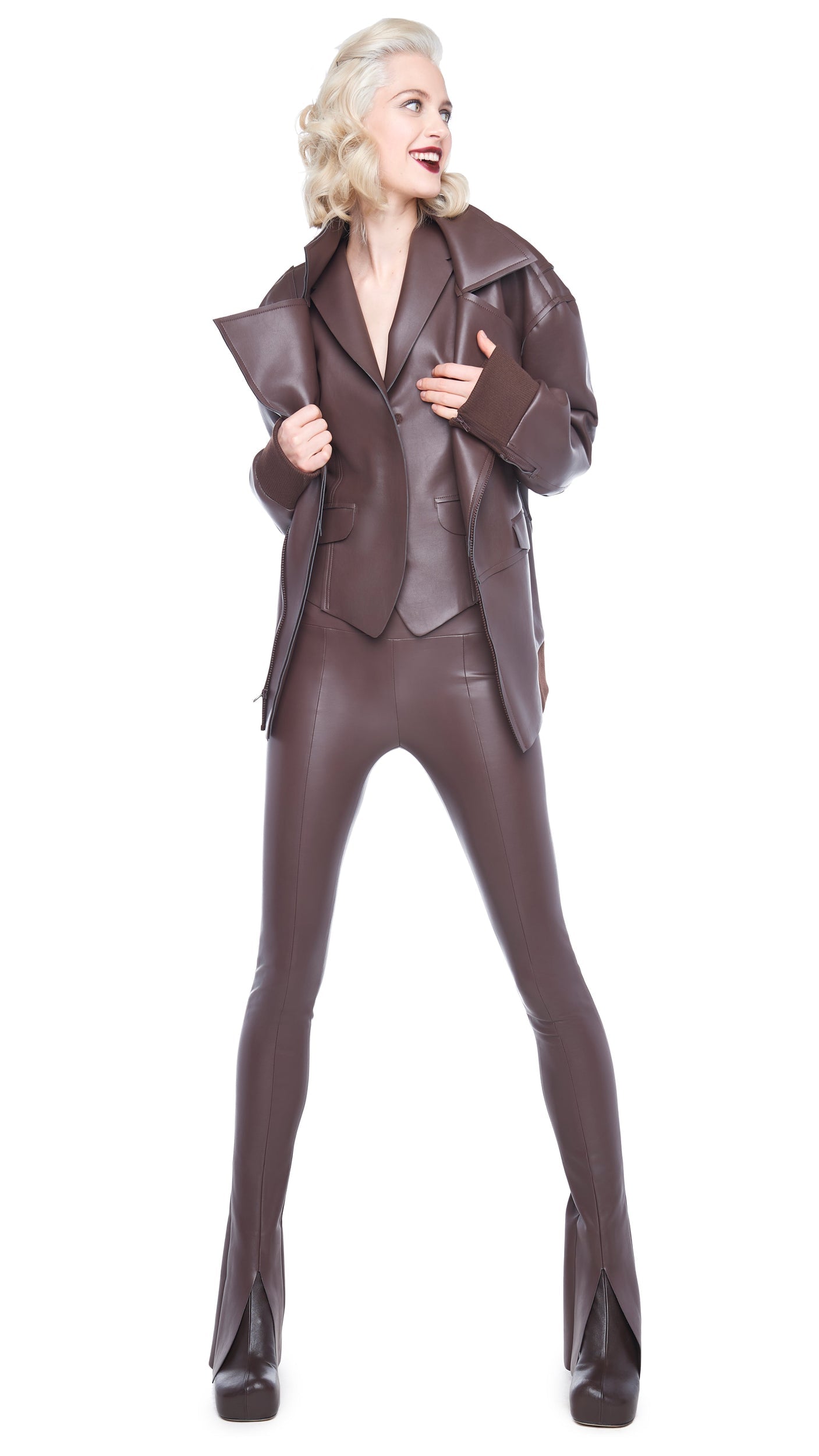 Norma Kamali OVERSIZED MOTO JACKET