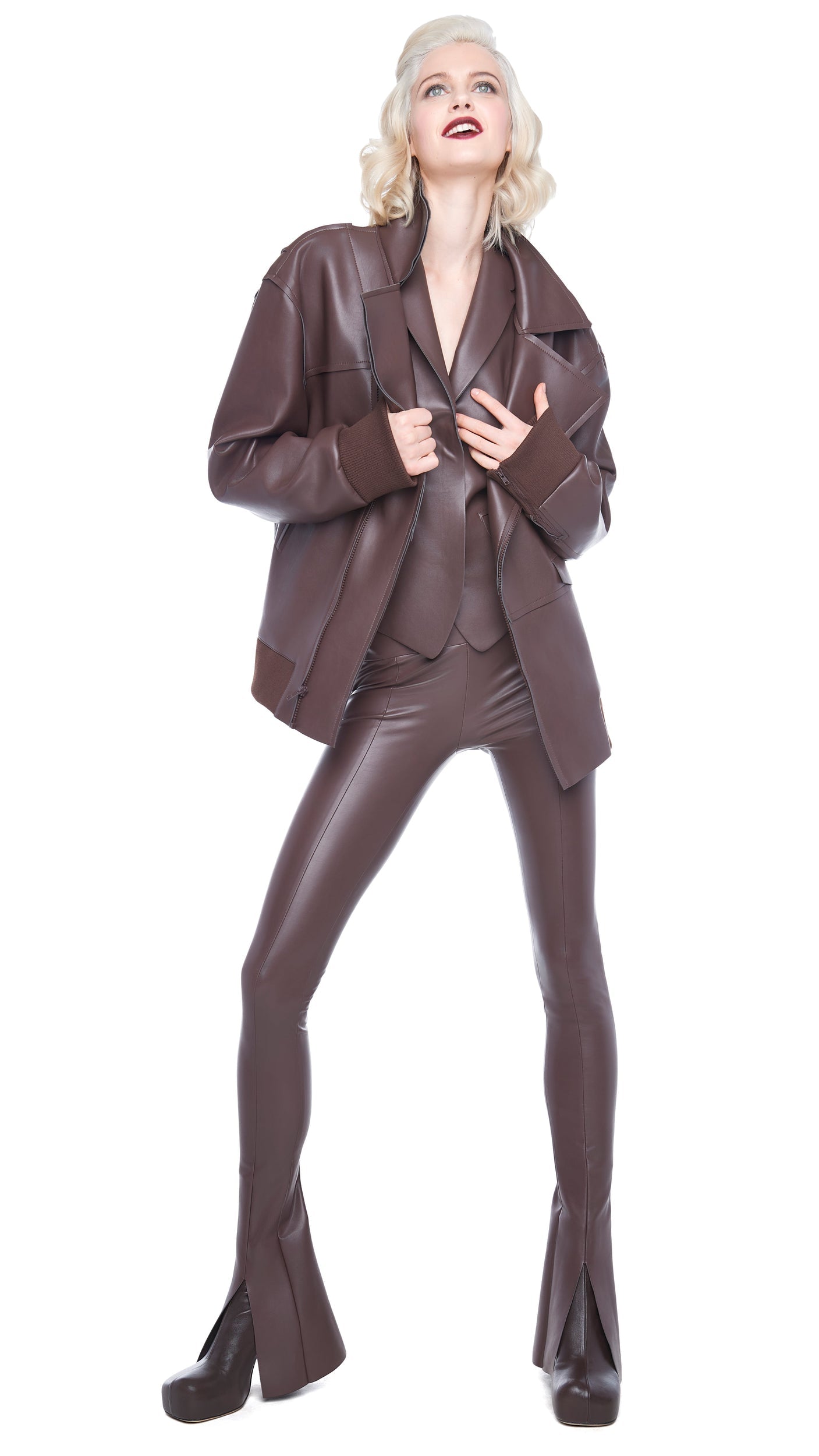 Norma Kamali OVERSIZED MOTO JACKET