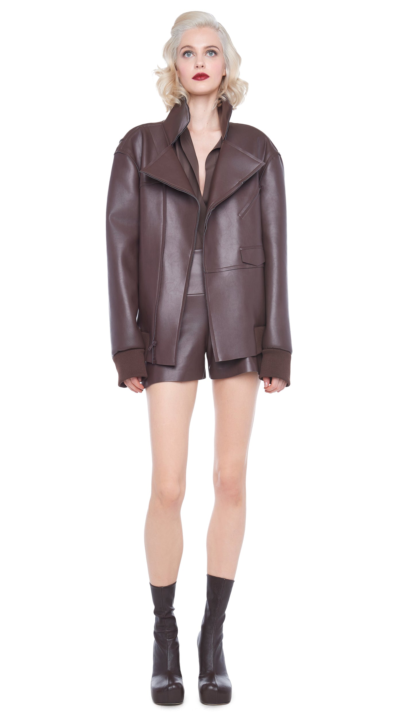 Norma Kamali OVERSIZED MOTO JACKET