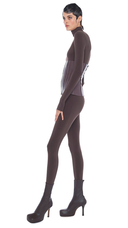 Norma Kamali TURTLE CATSUIT W/ FOOTSIE