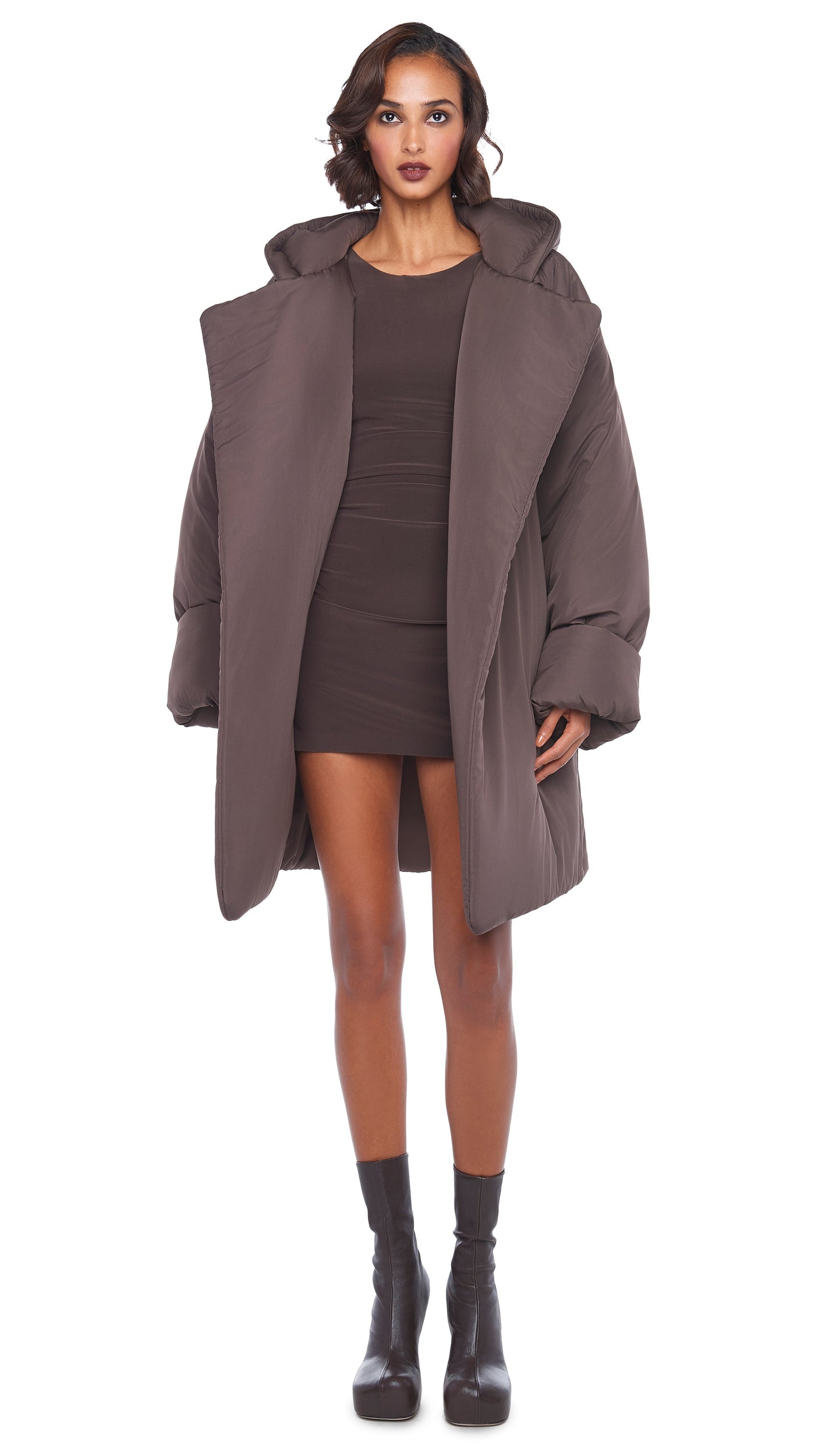Norma Kamali SLEEVELESS PICKLEBALL MINI DRESS