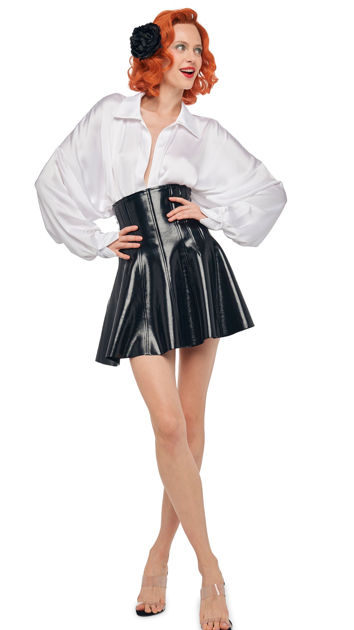 Norma Kamali GRACE MINI SKIRT