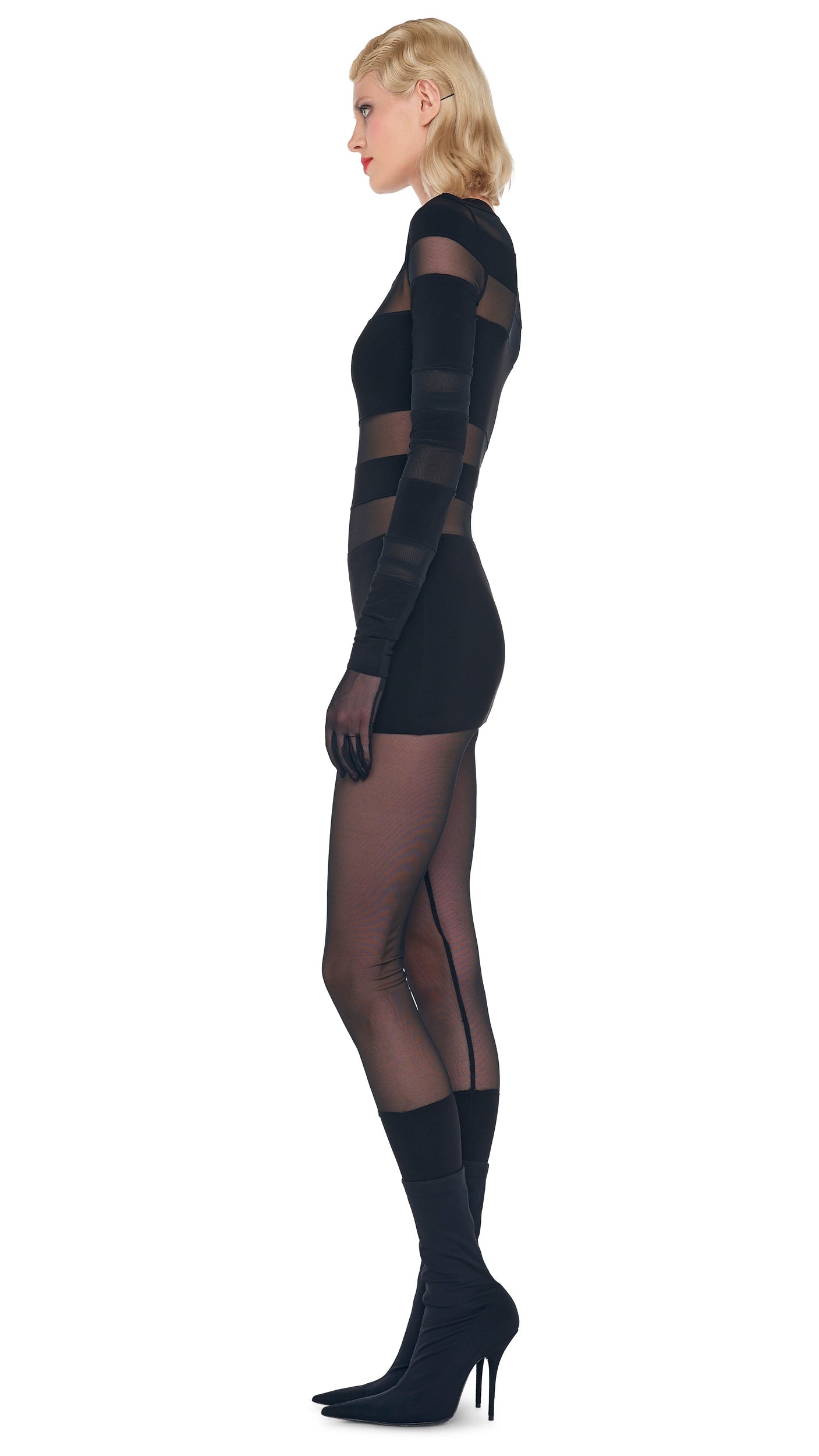 Norma Kamali SPLICED PICKLEBALL DRESS
