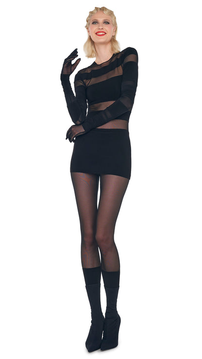 Norma Kamali SPLICED PICKLEBALL DRESS