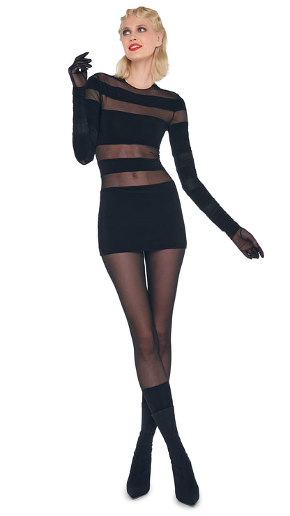Norma Kamali SPLICED PICKLEBALL DRESS