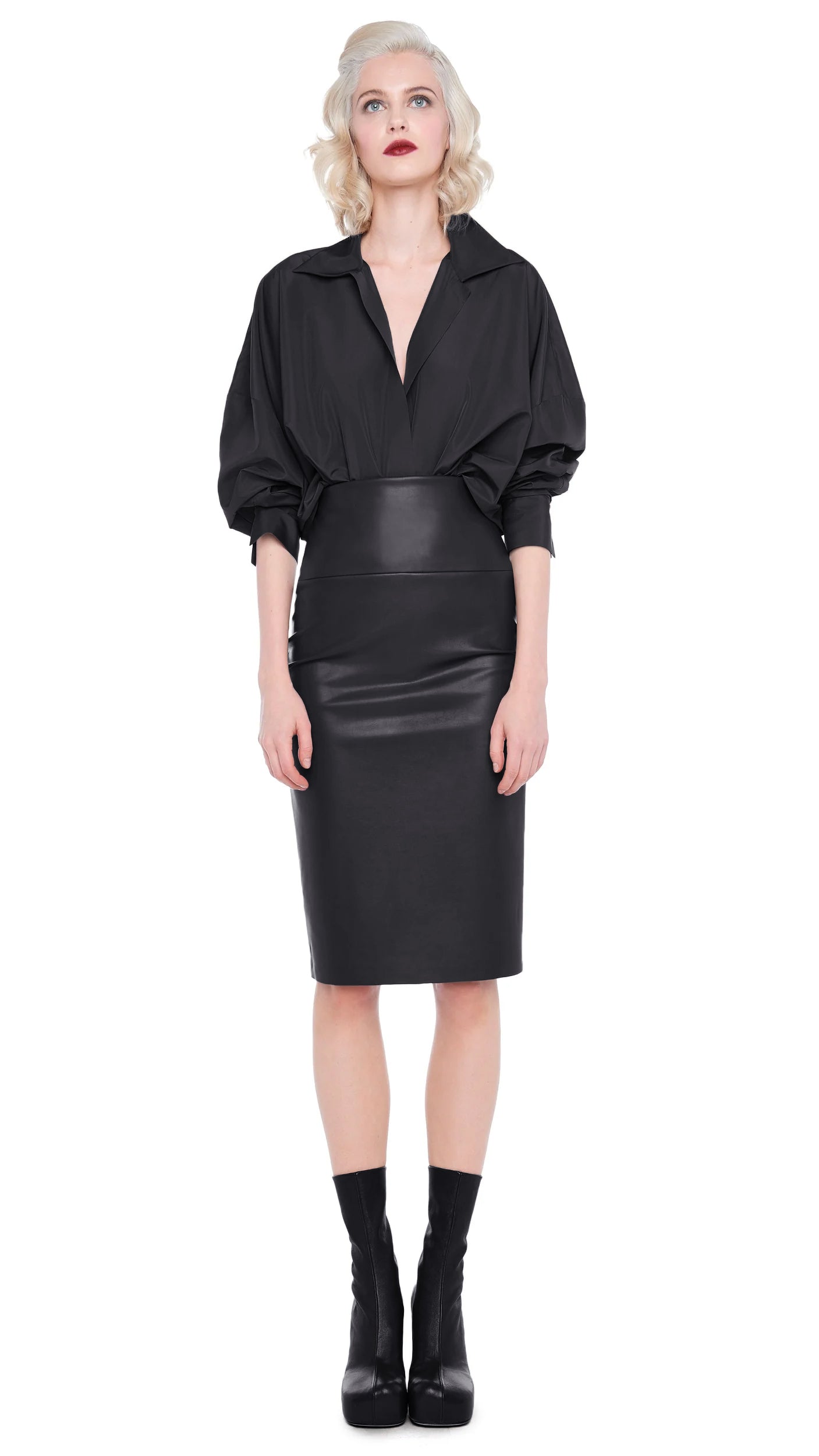 Norma Kamali SUPER OS BF NK SHIRT BODYSUIT