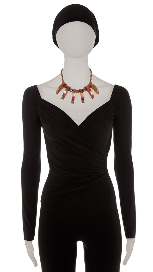 Norma Kamali COLORED BRASS NECKLACE