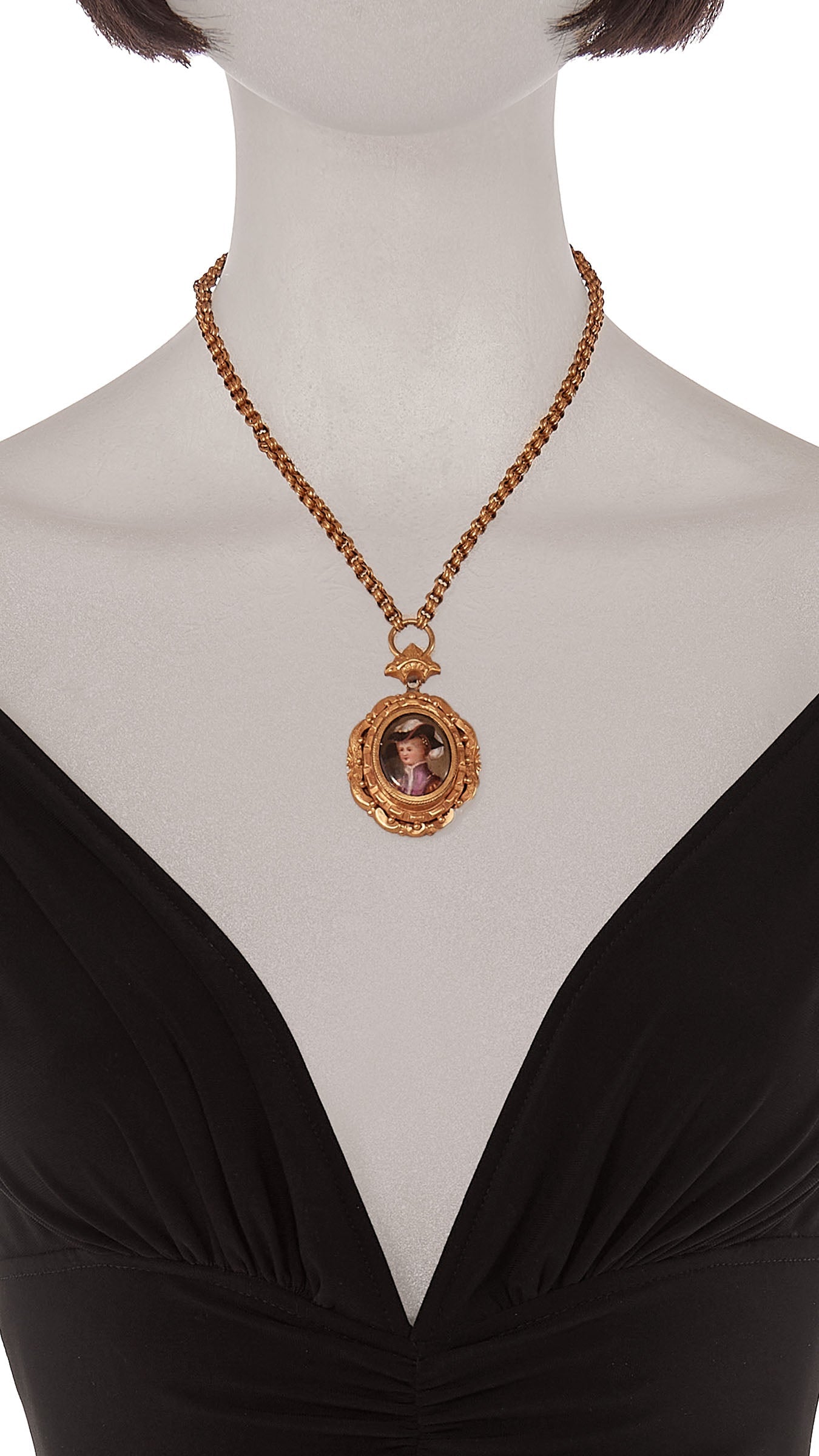 Norma Kamali FACE PENDANT NECKLACE