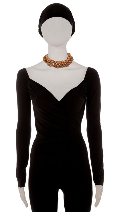Norma Kamali 2-LAYERED BALL NECKLACES