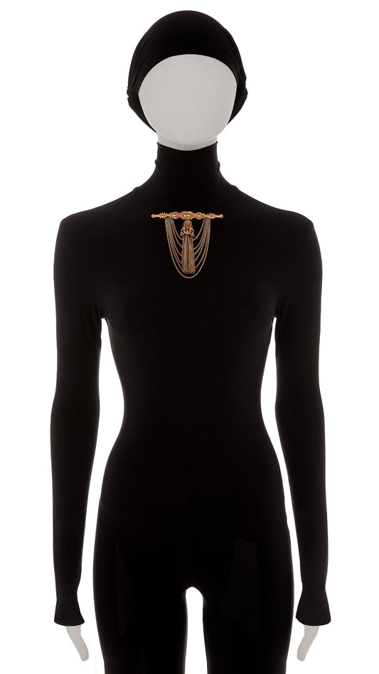 Norma Kamali CHAIN DROP BROOCH