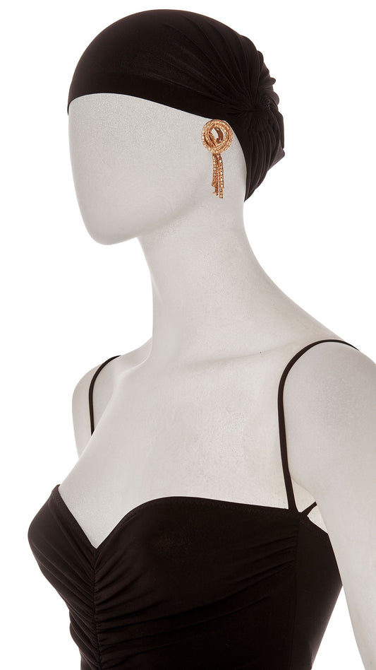 Norma Kamali MESH KNOT DROP EARRINGS