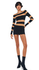 Black/Nude Mesh