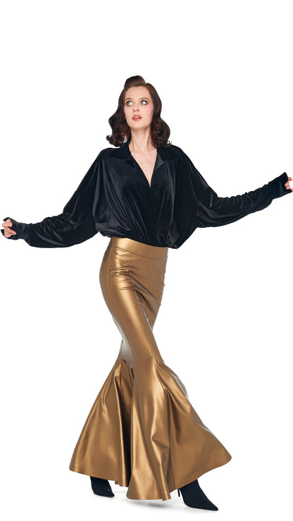 Norma Kamali LONG FISHTAIL SKIRT