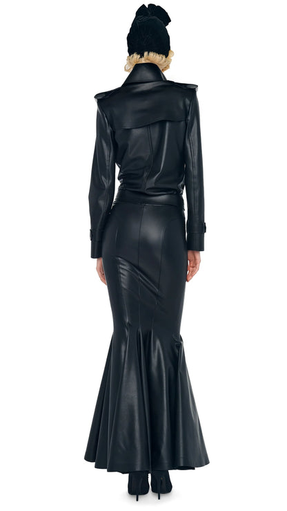 Norma Kamali LONG FISHTAIL SKIRT