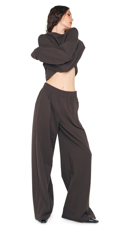 Norma Kamali BOYFRIEND ELEPHANT SWEATPANT