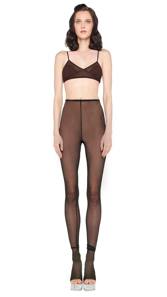 Norma Kamali LEGGING W/ FOOTIE W/O WAISTBAND