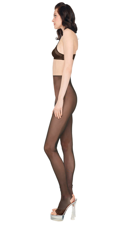 Norma Kamali LEGGING W/ FOOTIE W/O WAISTBAND