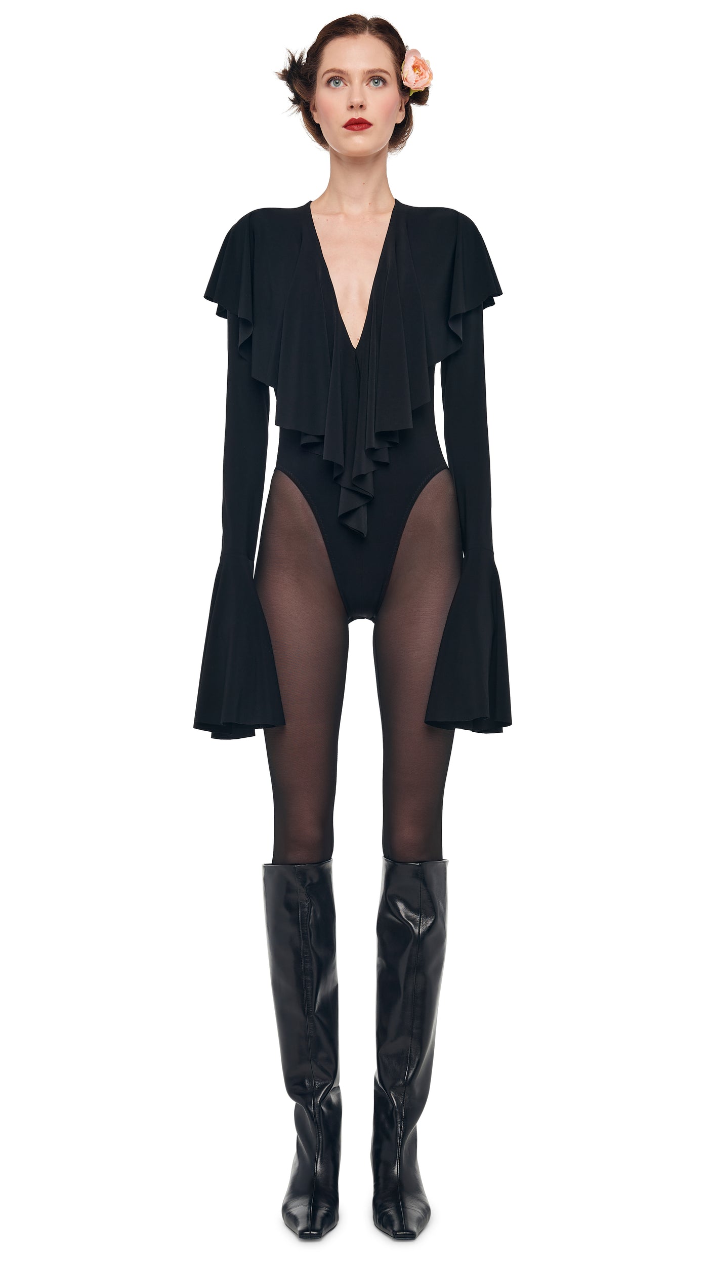 Norma Kamali LEGGING W/ FOOTIE W/O WAISTBAND
