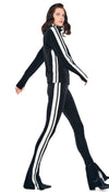 Black/Offset Stripe
