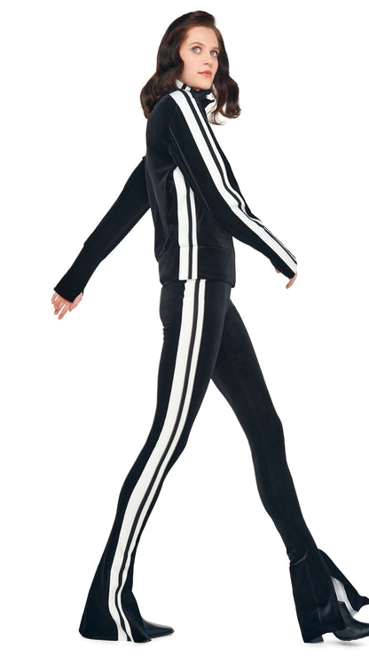 Norma Kamali SIDE STRIPE TURTLE JACKET