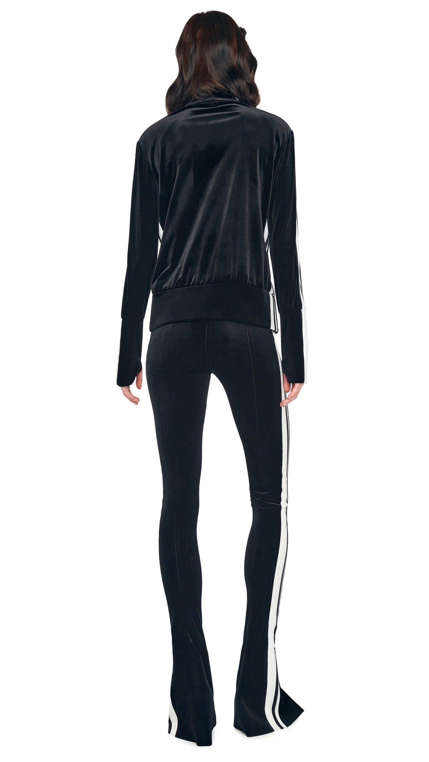 Norma Kamali SIDE STRIPE TURTLE JACKET